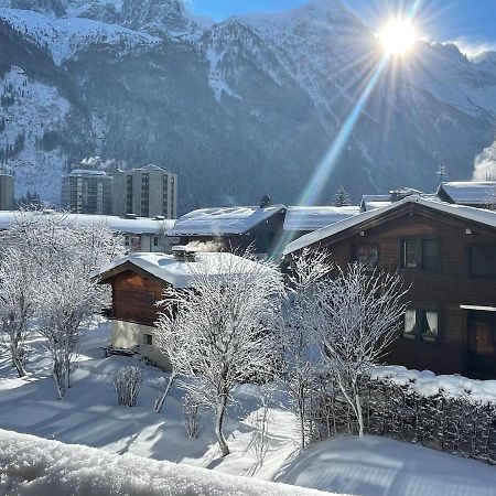 Apartament Z Widokiem Na Mt Blanc Appartamento Chamonix Esterno foto