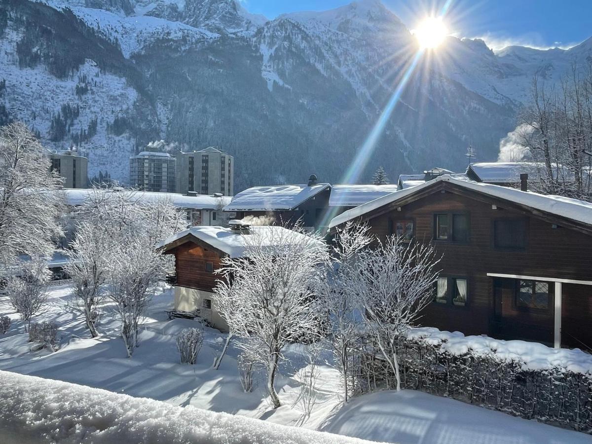 Apartament Z Widokiem Na Mt Blanc Appartamento Chamonix Esterno foto