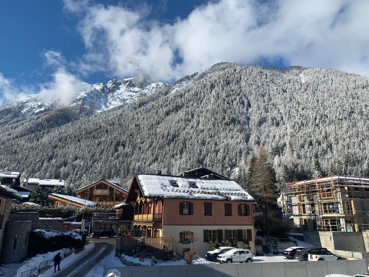 Apartament Z Widokiem Na Mt Blanc Appartamento Chamonix Esterno foto
