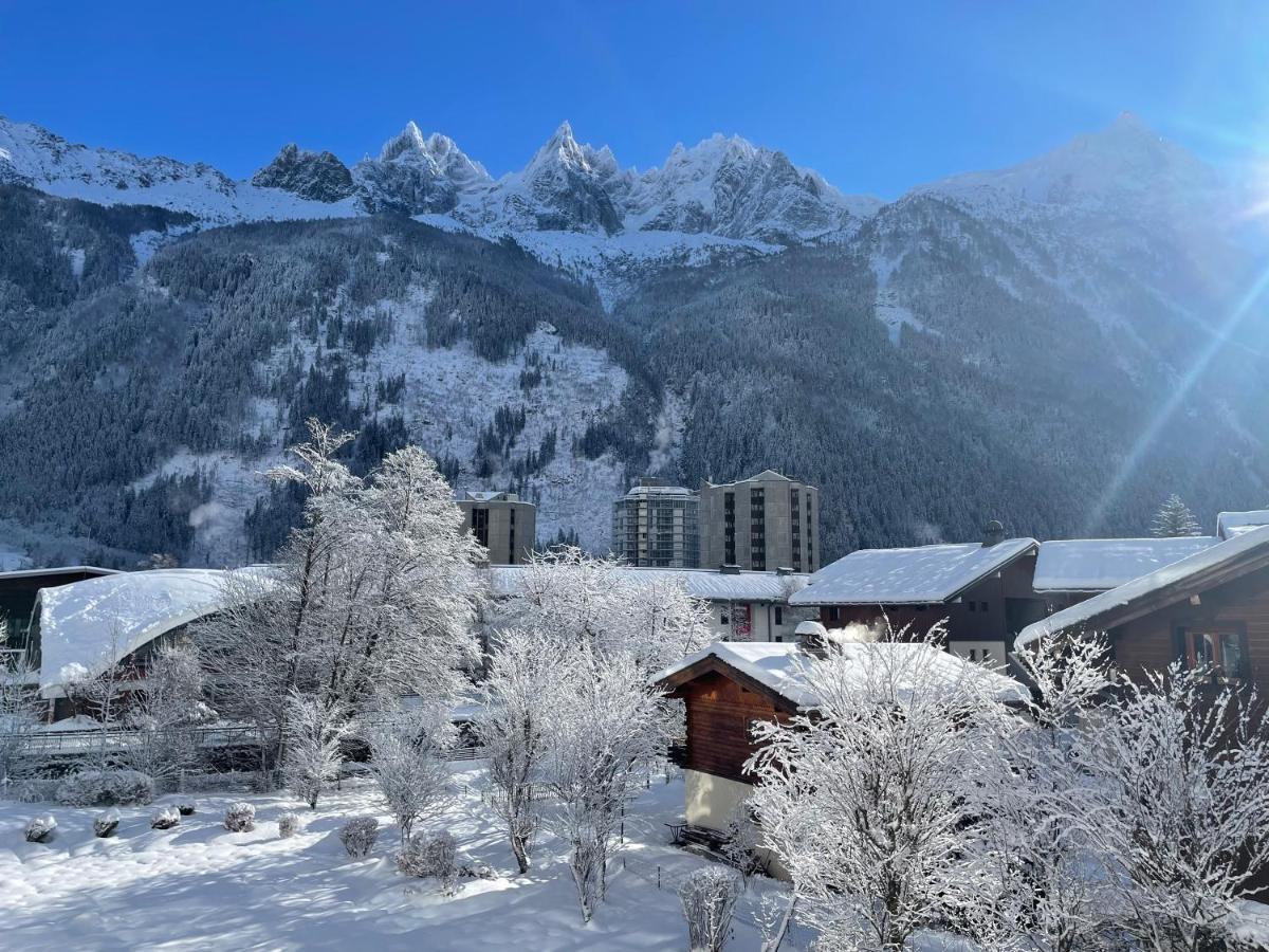 Apartament Z Widokiem Na Mt Blanc Appartamento Chamonix Esterno foto